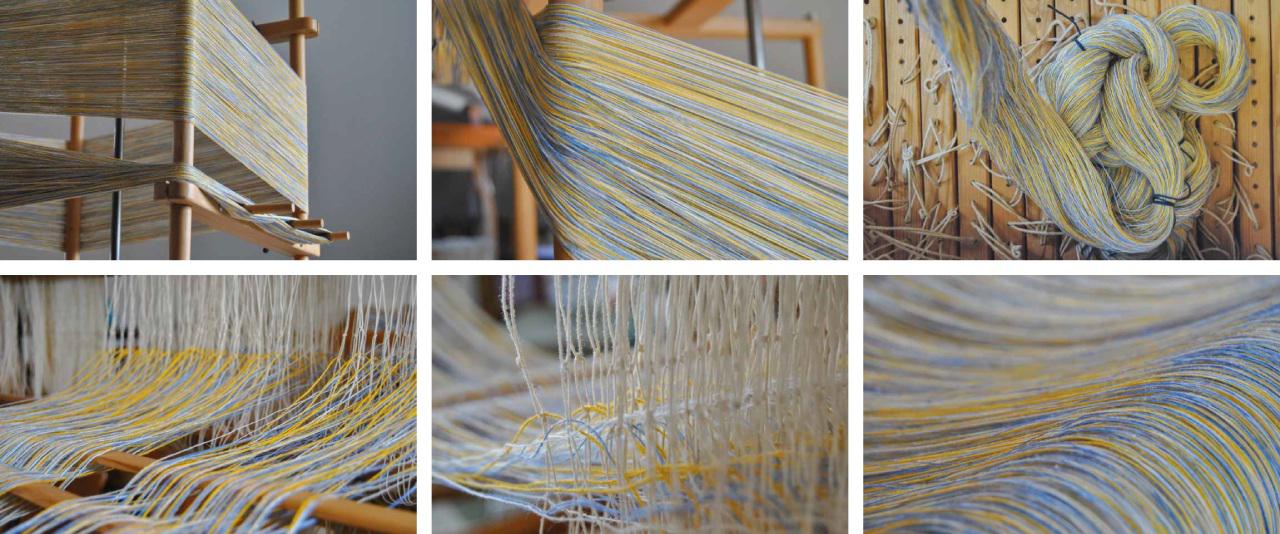 Del fil al teixit: muntar un teler