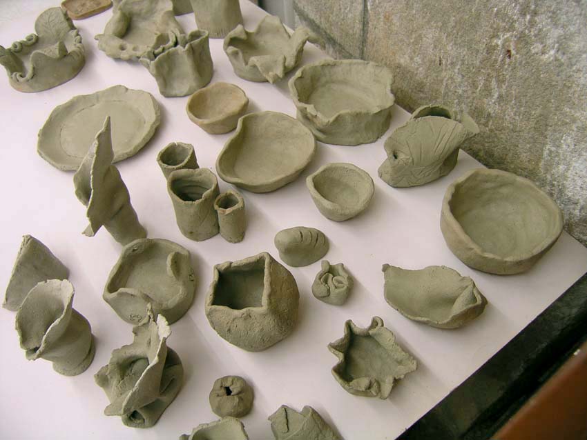 Trabajos de cerámica en la Massana